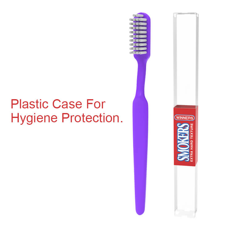 Stiff Bristle Toothbrushes For Smokers (12 PCS/BOX) DR.PERFECT