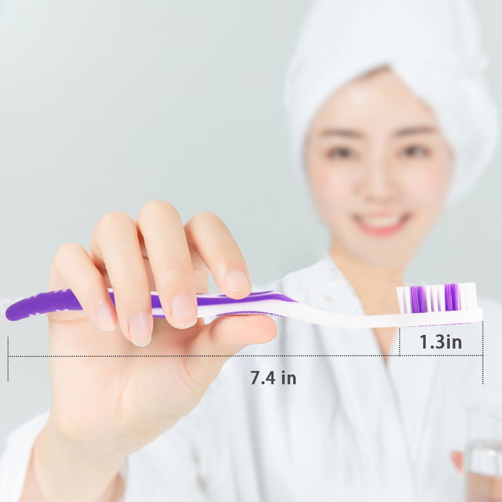 Premium Dental Set 12 Individual MediumSoft Bristle Toothbrush